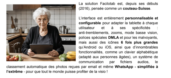 TABLETTE SENIORS AÎNÉS WiFi- 128Go - Android 14 – Image 5