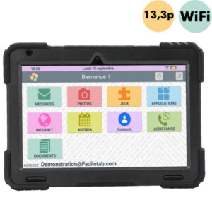 TABLETTE SENIORS AÎNÉS  SAMSUNG 128 Go  - Très grand écran - Coque renforcée