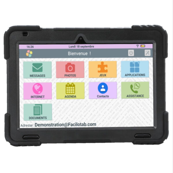 TABLETTE SENIORS AÎNÉS  SAMSUNG 128 Go  - Très grand écran - Coque renforcée – Image 2