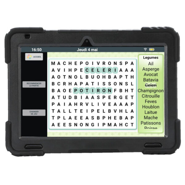 TABLETTE SENIORS AÎNÉS  SAMSUNG 128 Go  - Très grand écran - Coque renforcée – Image 5