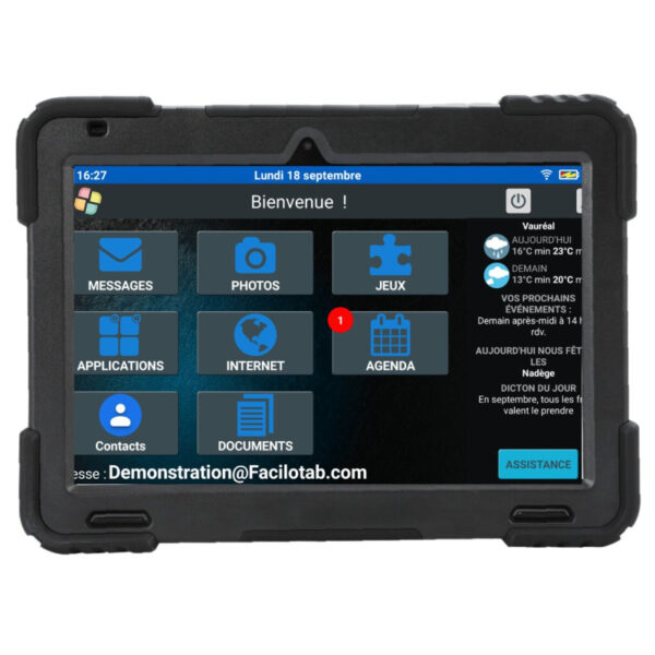 TABLETTE SENIORS AÎNÉS  SAMSUNG 128 Go  - Très grand écran - Coque renforcée – Image 8