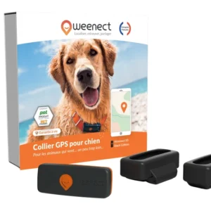 Collier traceur GPS pour chien - XS NOIR